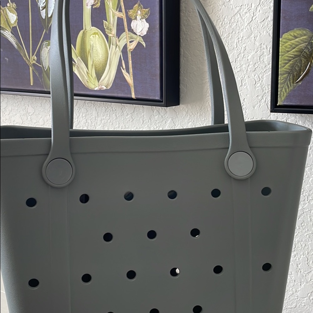 Gray Simply Southern (bogg bag stile) tote